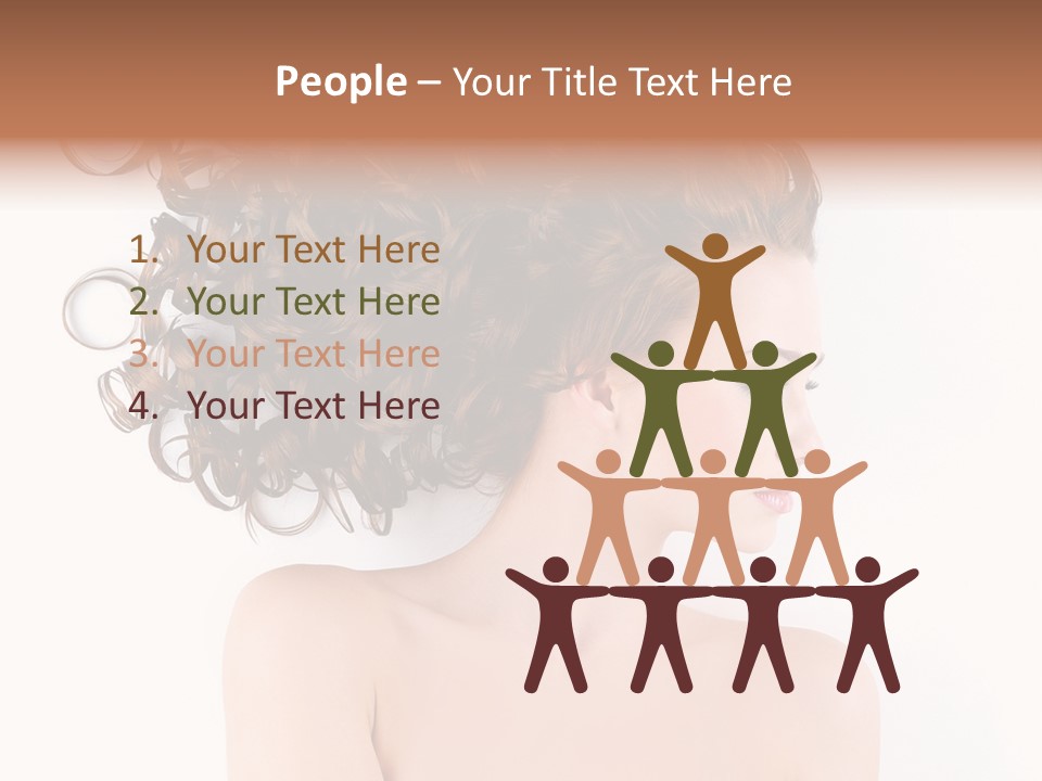 Styling Girl Indoors PowerPoint Template