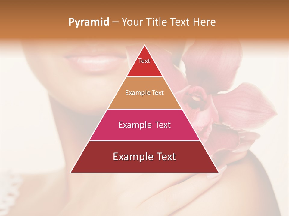 Floral Blue People PowerPoint Template