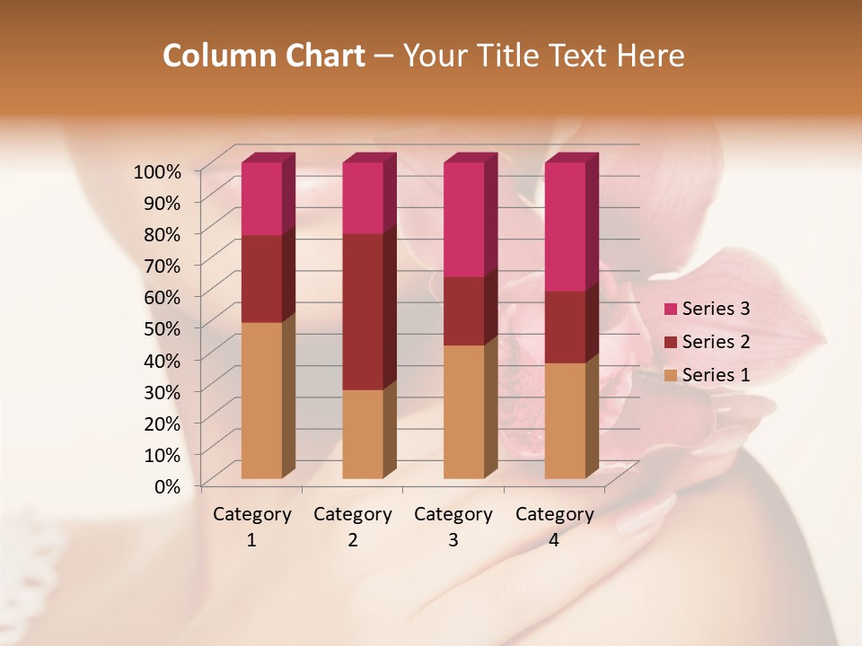 Floral Blue People PowerPoint Template