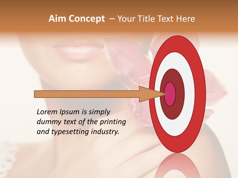 Floral Blue People PowerPoint Template