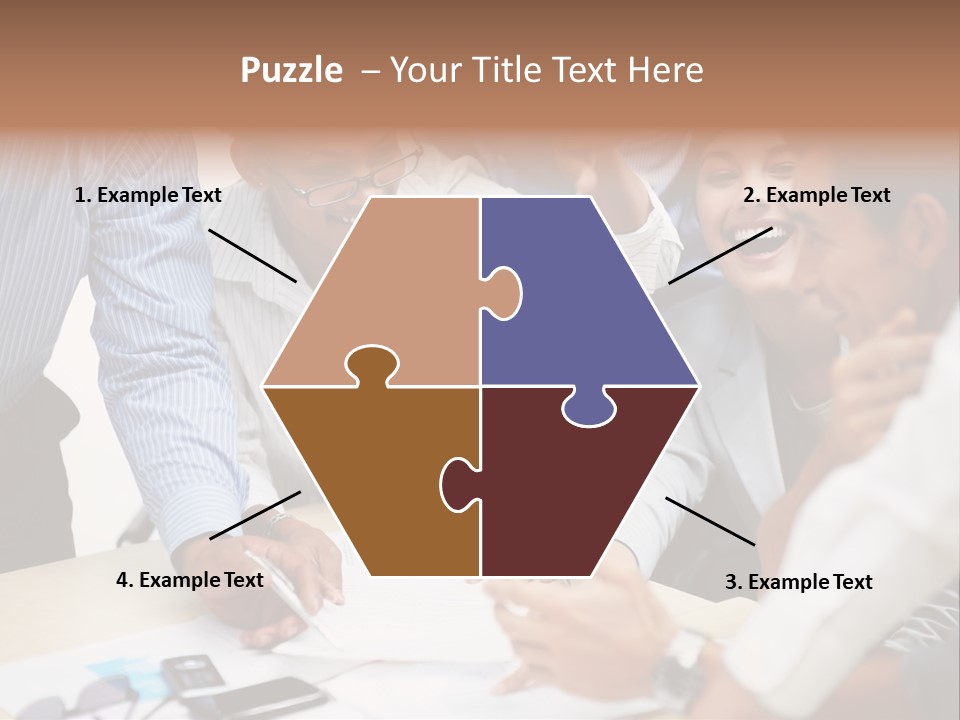 Caucasian White Isolated PowerPoint Template