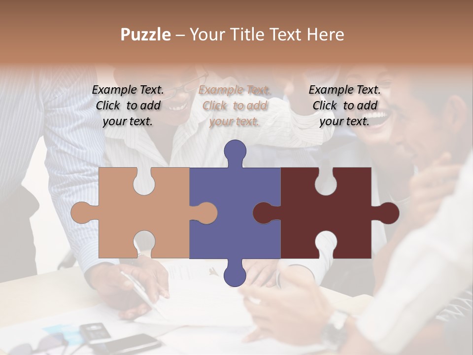 Caucasian White Isolated PowerPoint Template