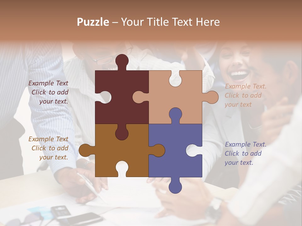 Caucasian White Isolated PowerPoint Template