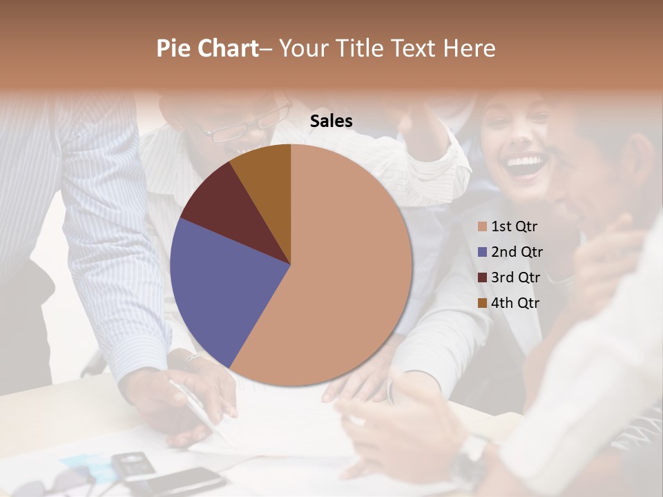 Caucasian White Isolated PowerPoint Template