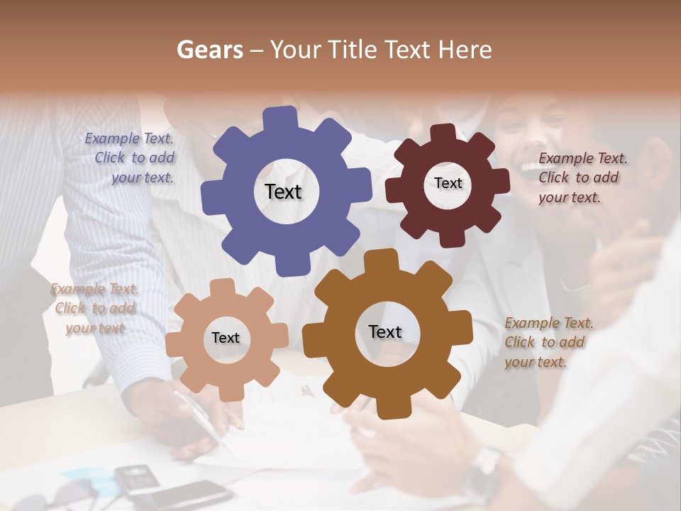 Caucasian White Isolated PowerPoint Template