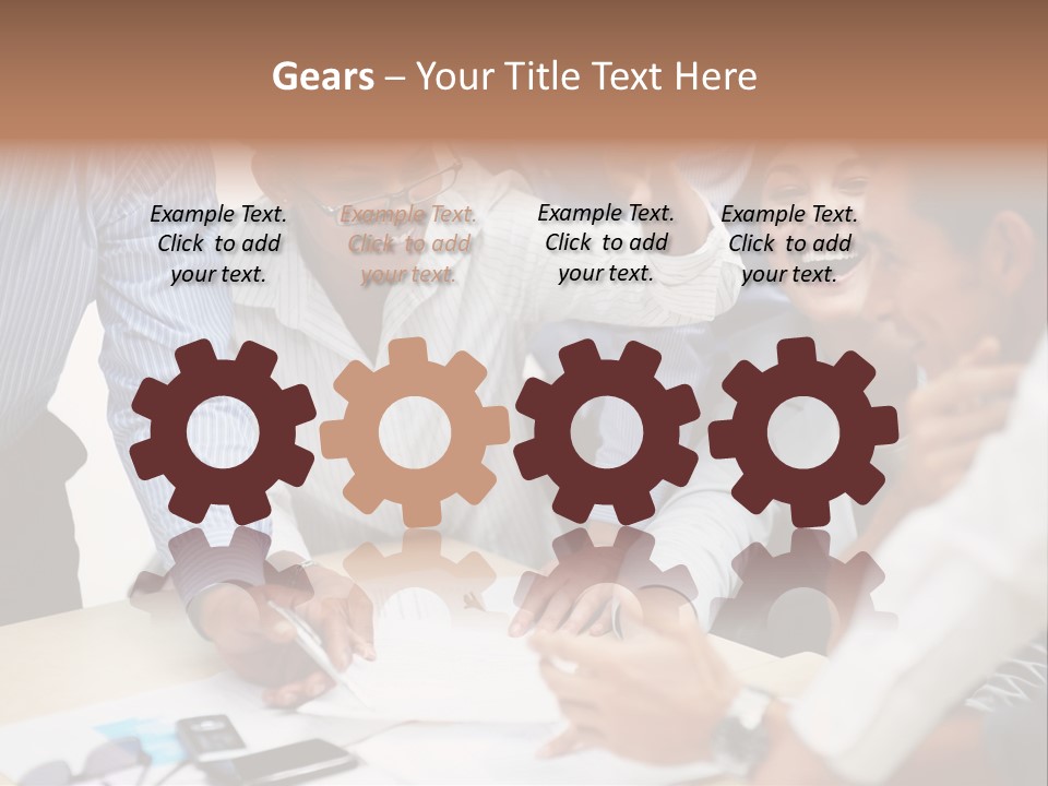 Caucasian White Isolated PowerPoint Template