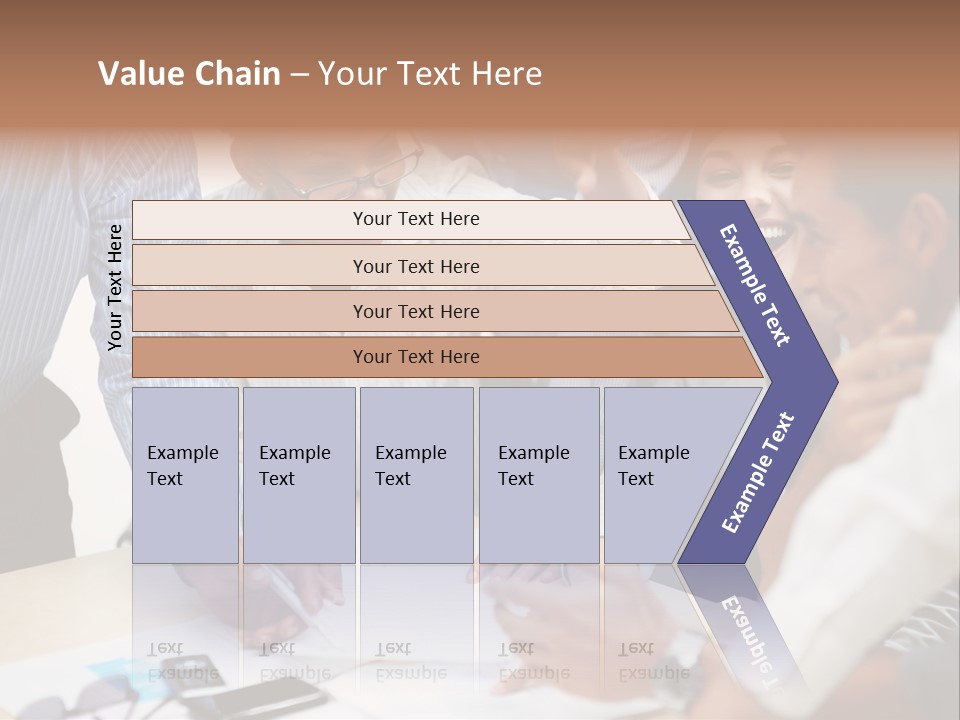 Caucasian White Isolated PowerPoint Template