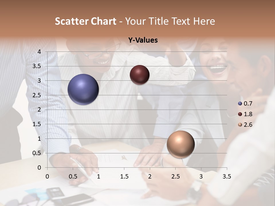 Caucasian White Isolated PowerPoint Template