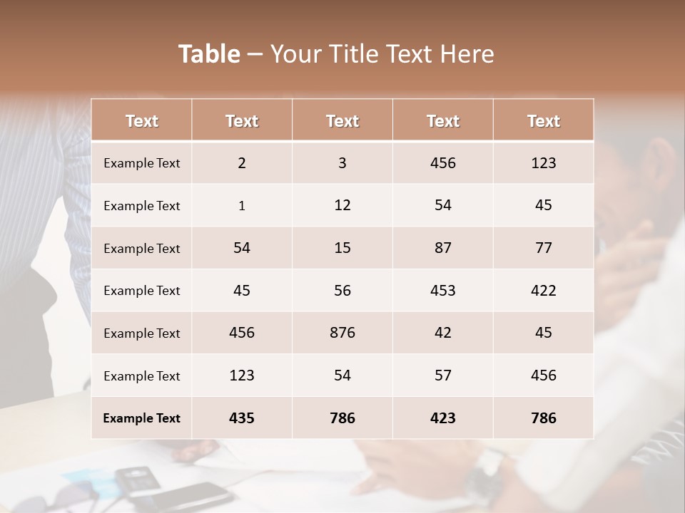 Caucasian White Isolated PowerPoint Template