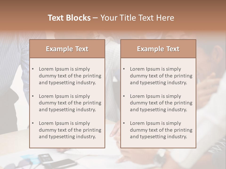 Caucasian White Isolated PowerPoint Template