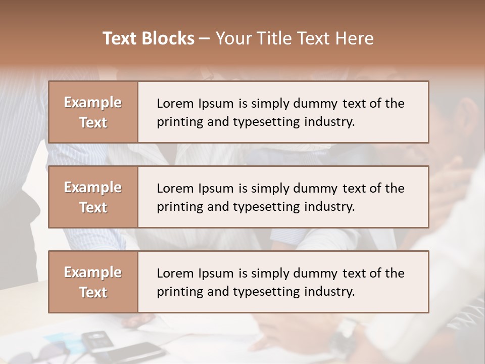 Caucasian White Isolated PowerPoint Template