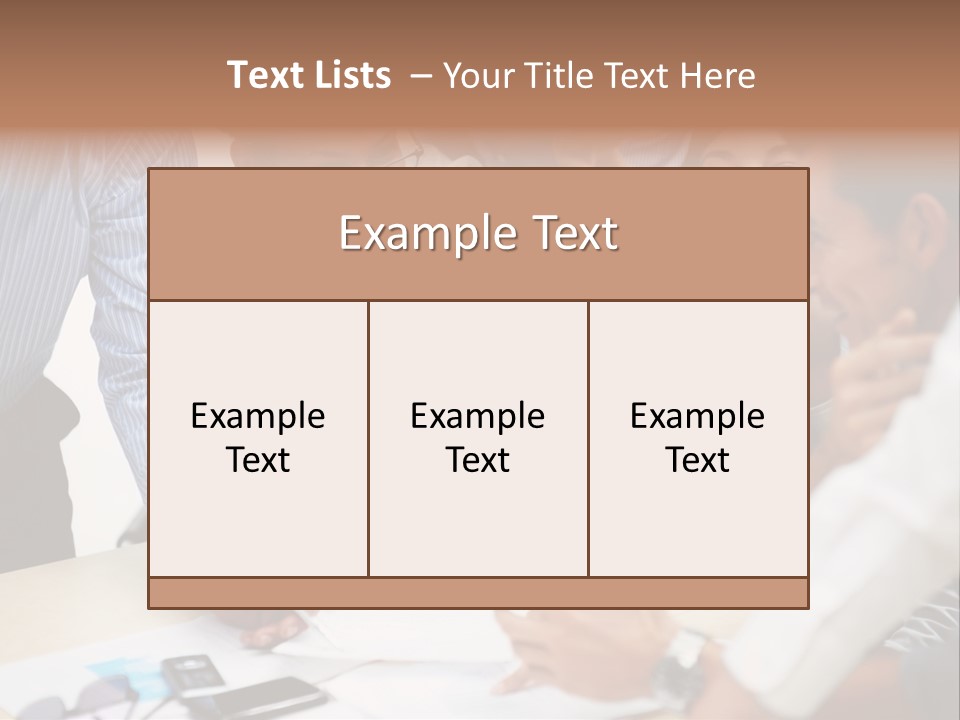 Caucasian White Isolated PowerPoint Template
