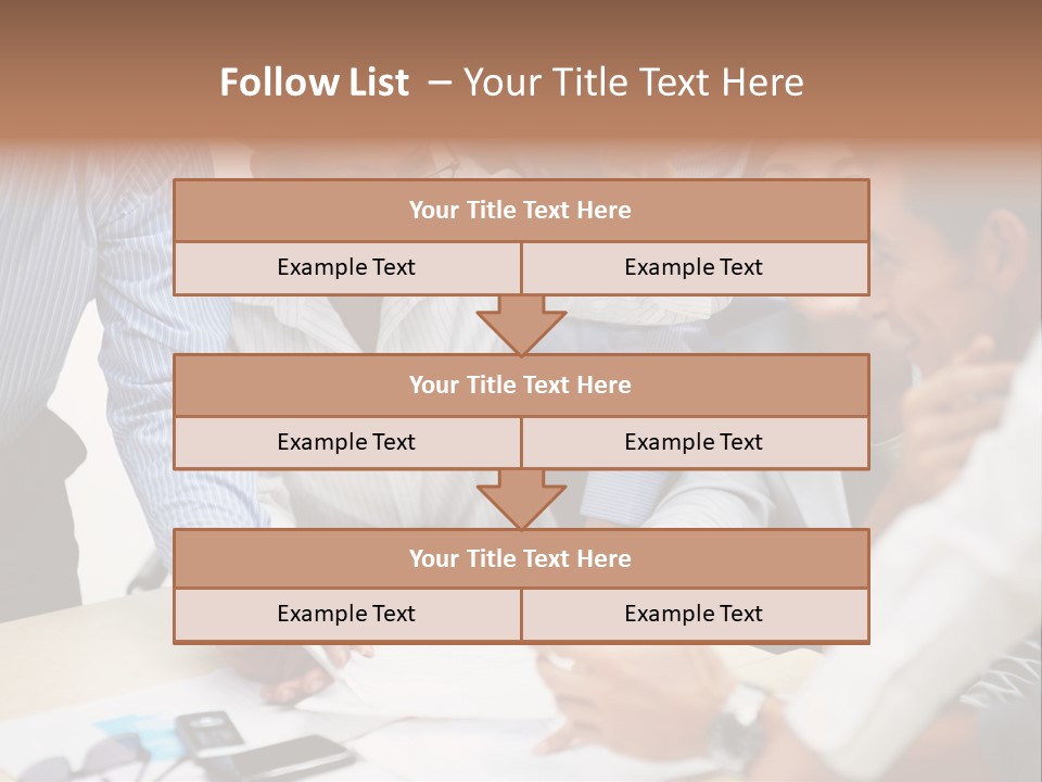 Caucasian White Isolated PowerPoint Template