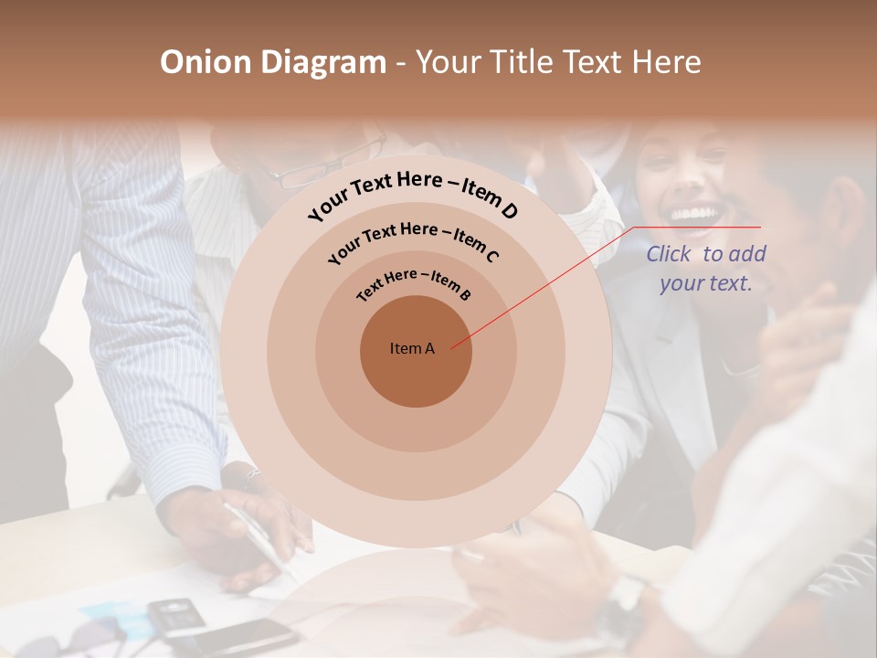 Caucasian White Isolated PowerPoint Template