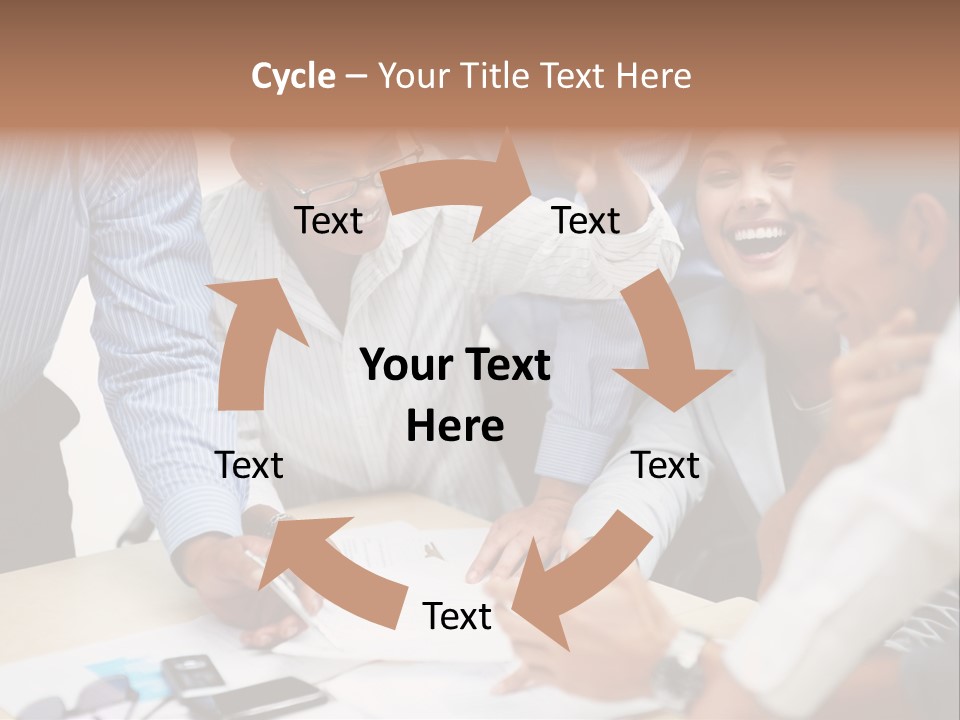 Caucasian White Isolated PowerPoint Template