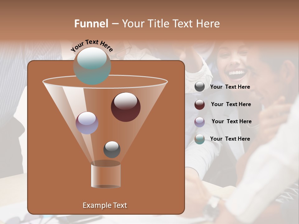 Caucasian White Isolated PowerPoint Template