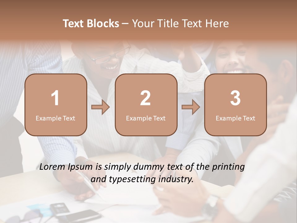 Caucasian White Isolated PowerPoint Template