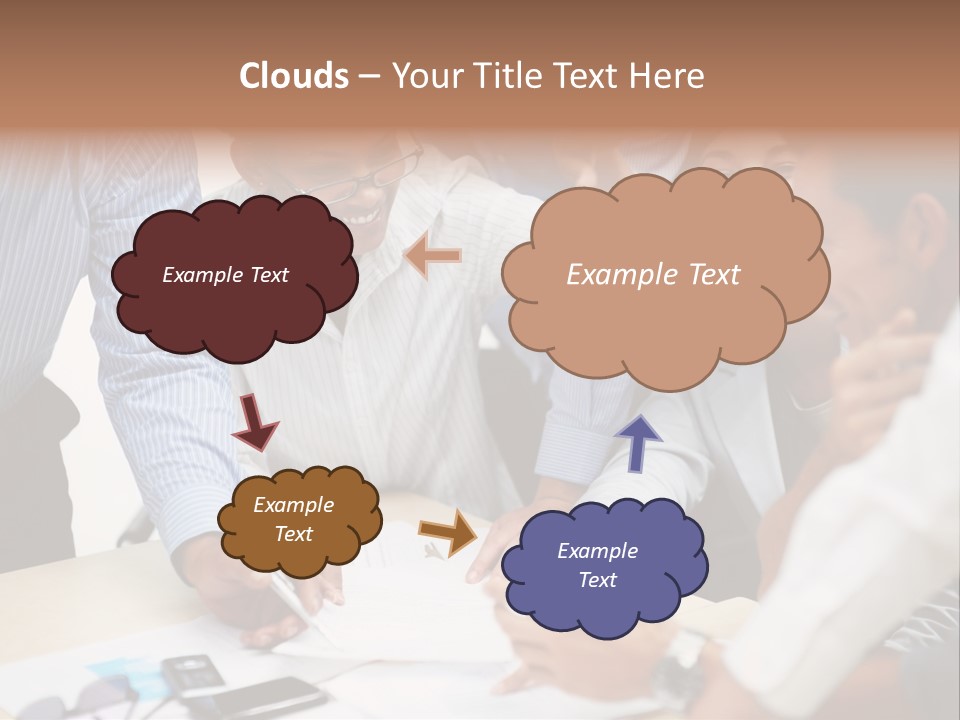 Caucasian White Isolated PowerPoint Template