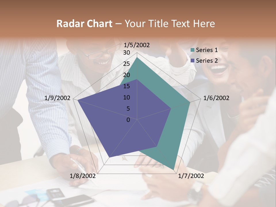 Caucasian White Isolated PowerPoint Template