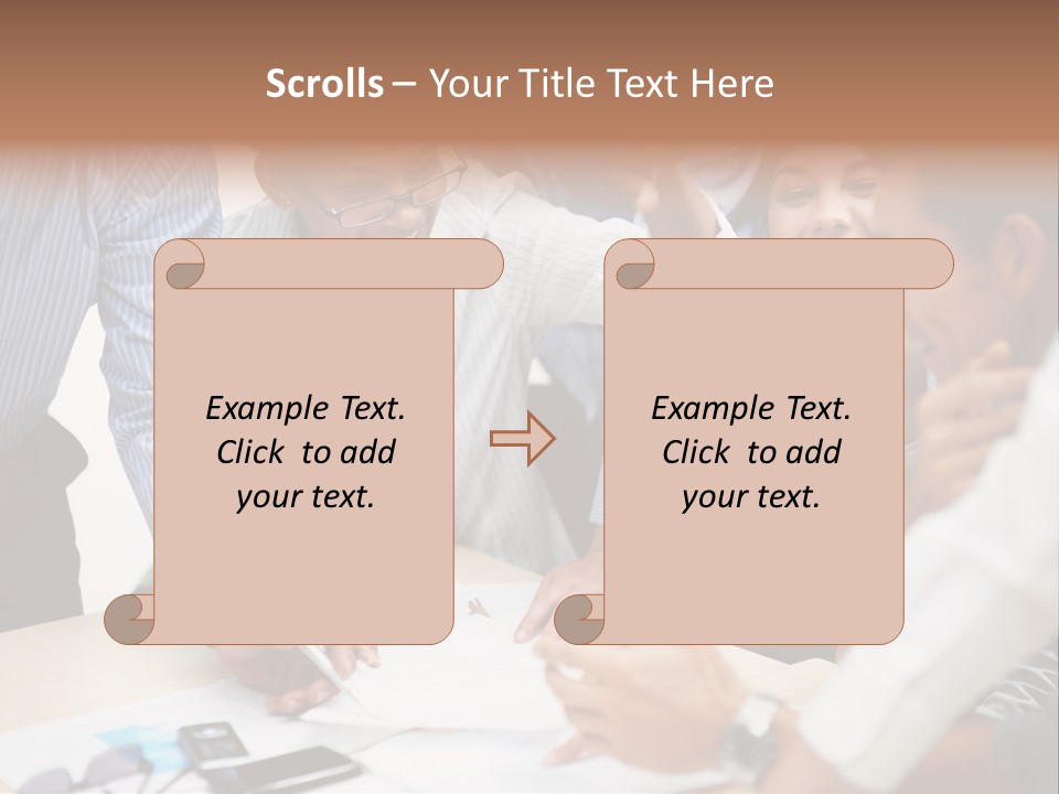 Caucasian White Isolated PowerPoint Template