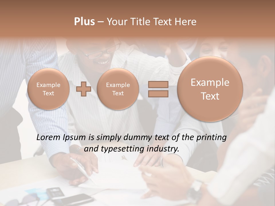 Caucasian White Isolated PowerPoint Template