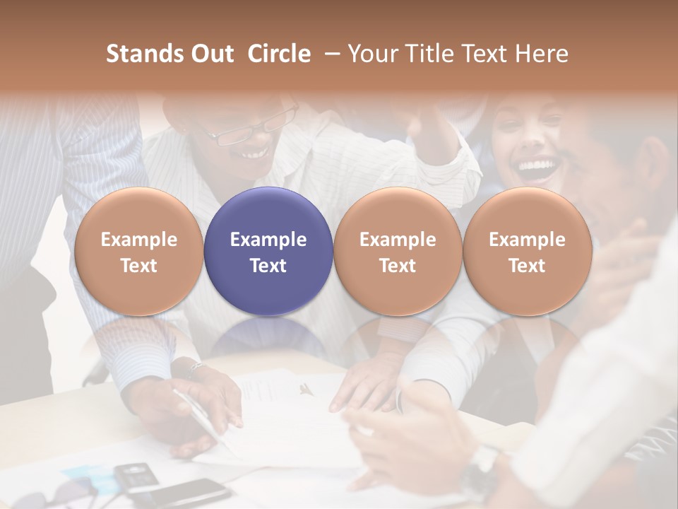 Caucasian White Isolated PowerPoint Template