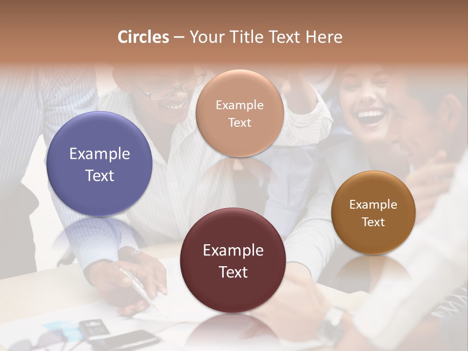 Caucasian White Isolated PowerPoint Template