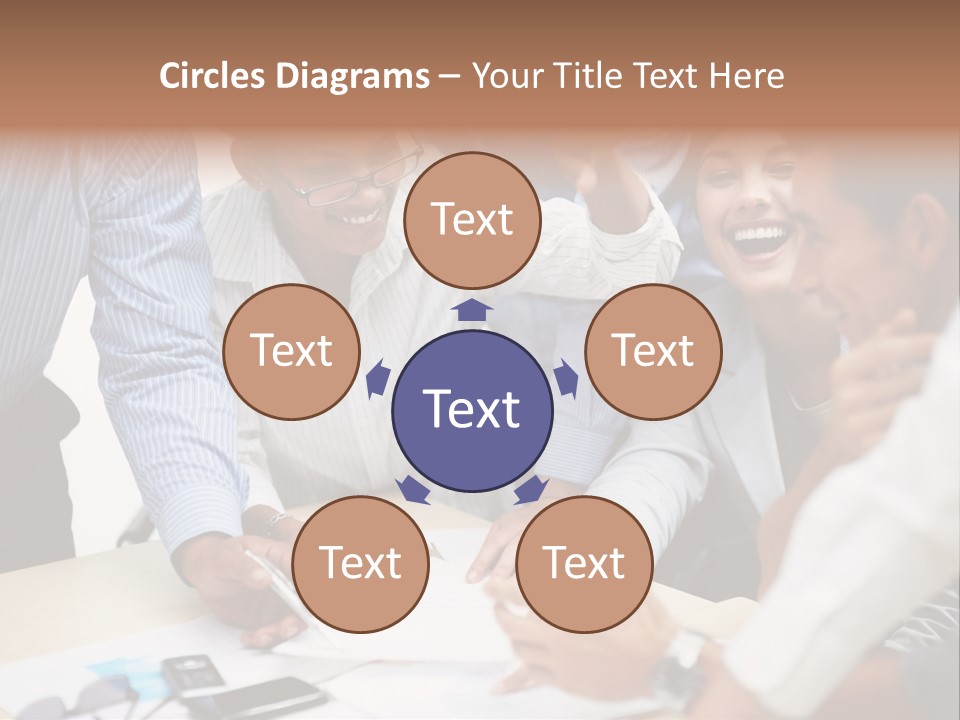 Caucasian White Isolated PowerPoint Template