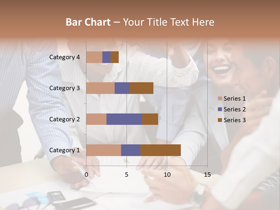 Caucasian White Isolated PowerPoint Template