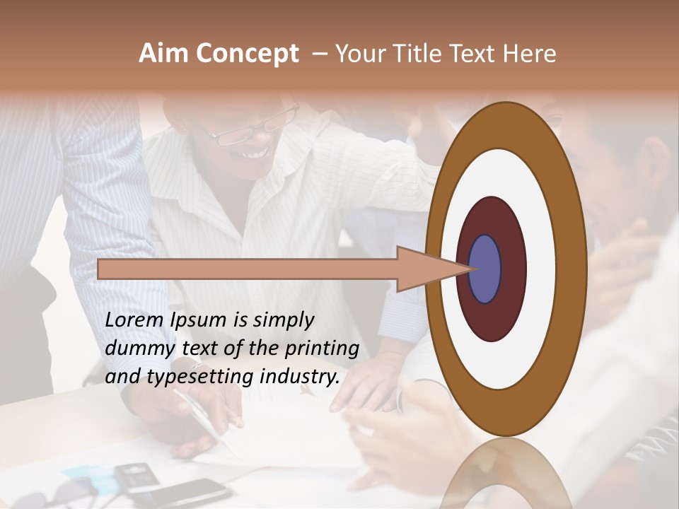 Caucasian White Isolated PowerPoint Template