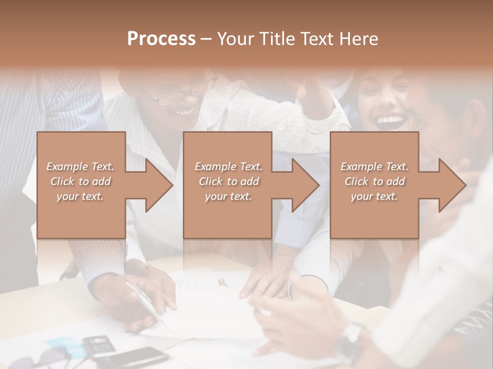Caucasian White Isolated PowerPoint Template