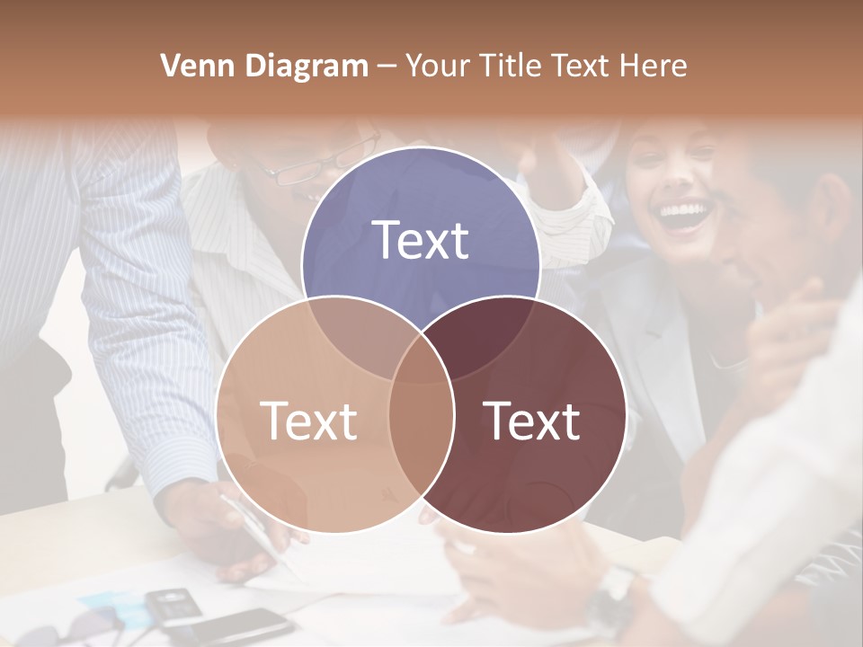 Caucasian White Isolated PowerPoint Template