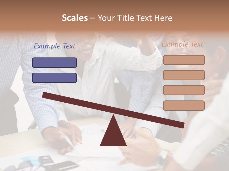 Caucasian White Isolated PowerPoint Template