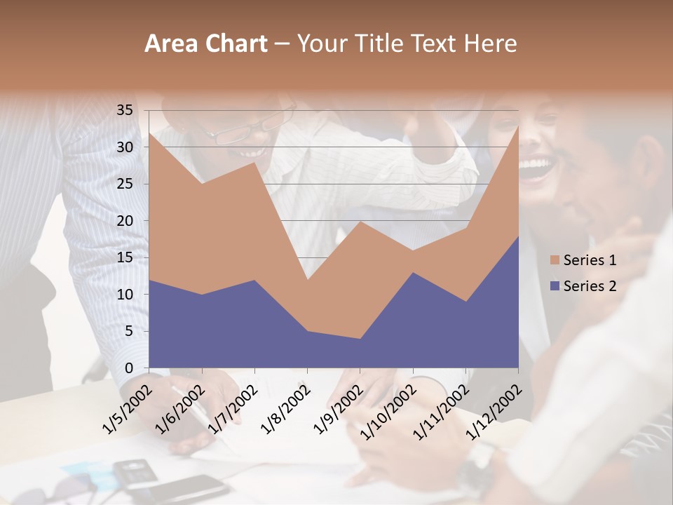 Caucasian White Isolated PowerPoint Template