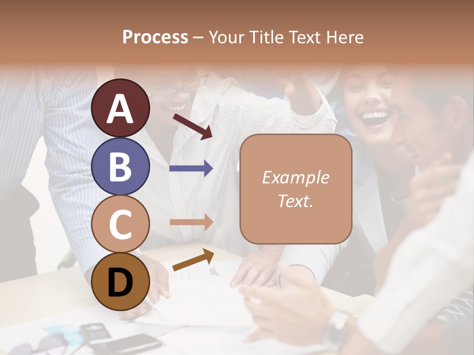 Caucasian White Isolated PowerPoint Template