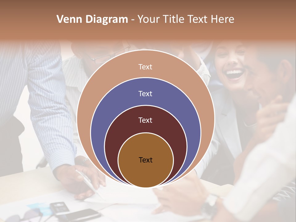 Caucasian White Isolated PowerPoint Template