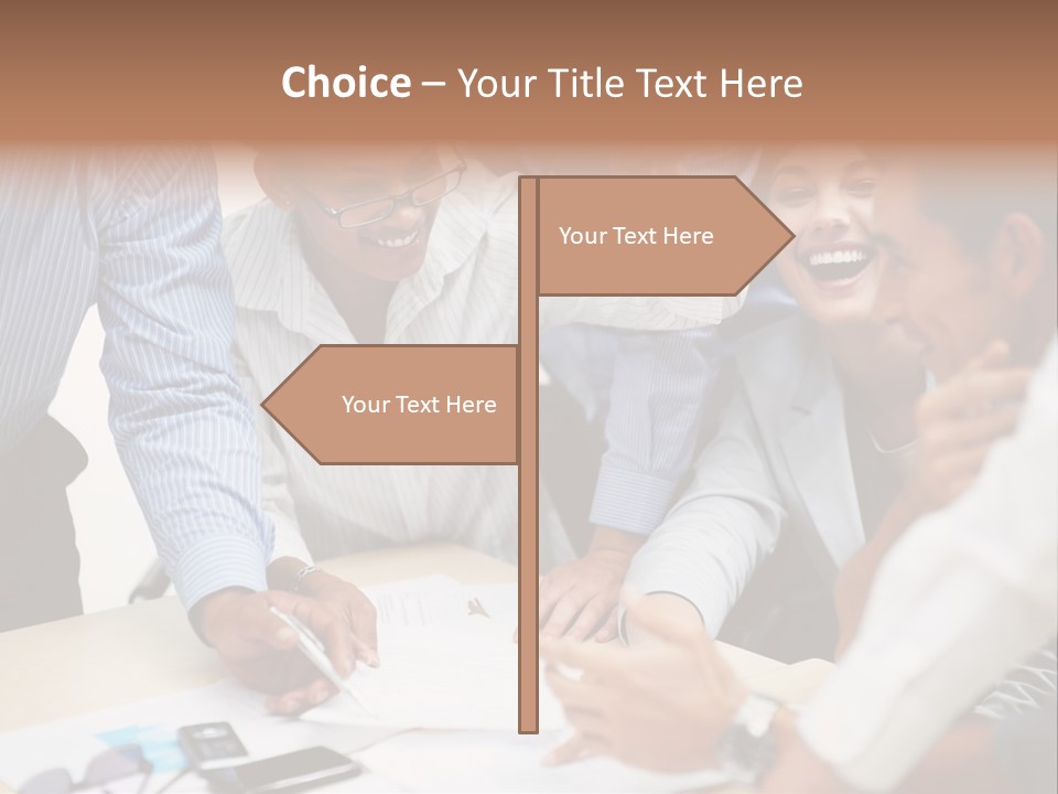 Caucasian White Isolated PowerPoint Template