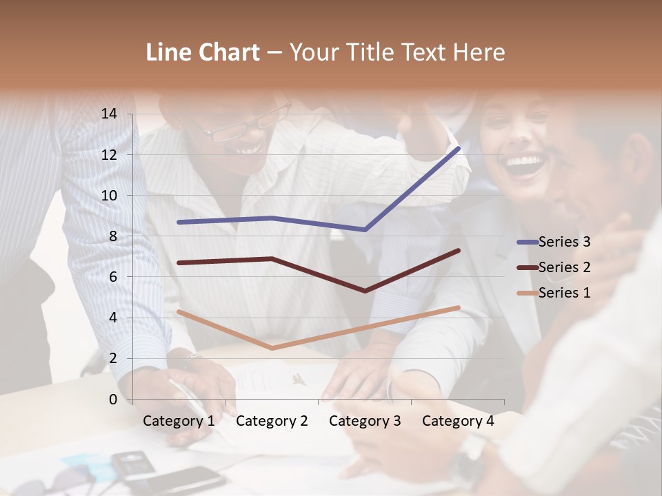 Caucasian White Isolated PowerPoint Template