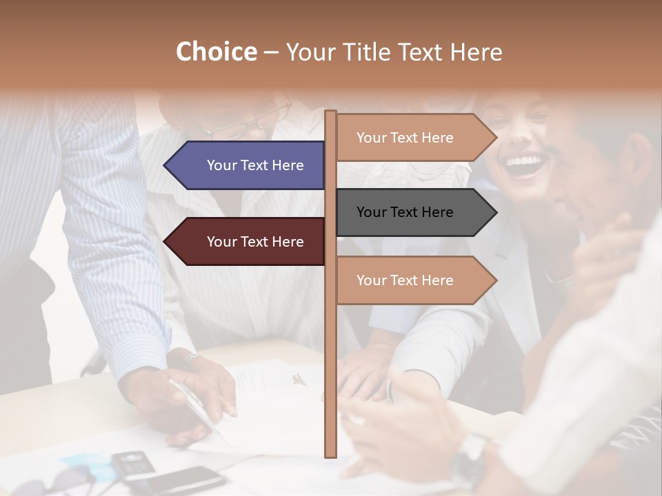 Caucasian White Isolated PowerPoint Template