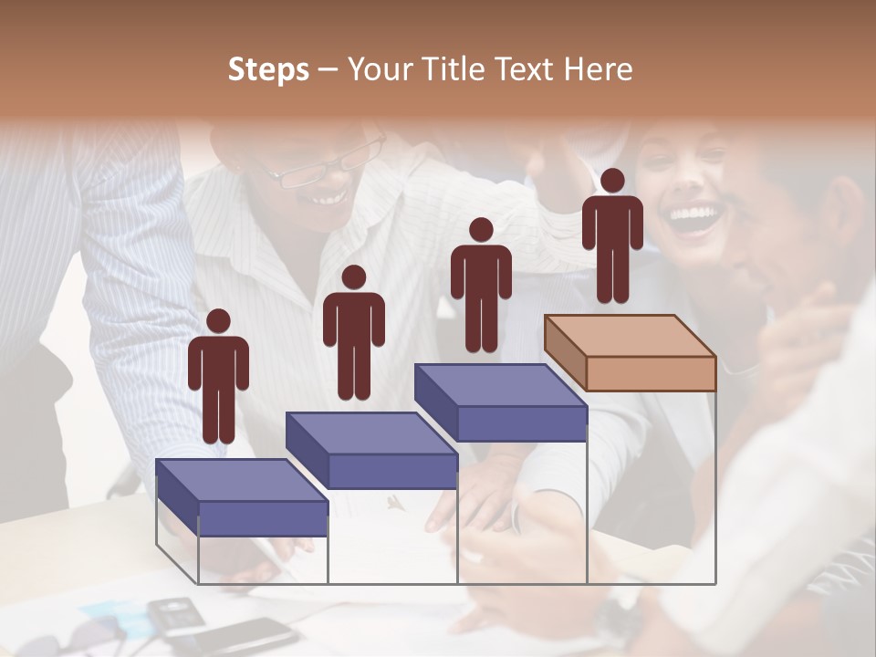 Caucasian White Isolated PowerPoint Template