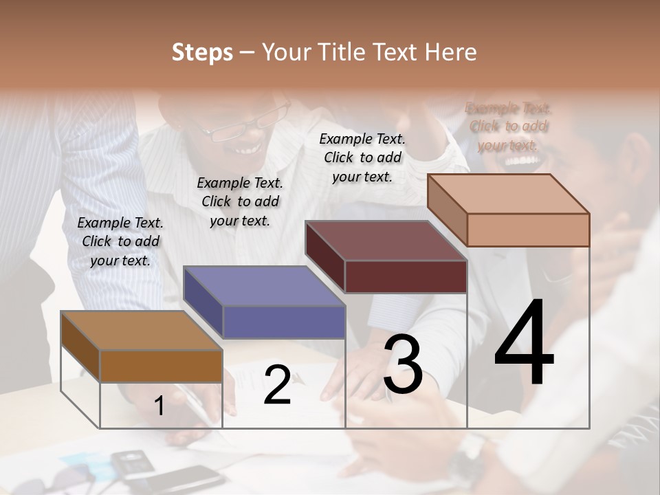 Caucasian White Isolated PowerPoint Template