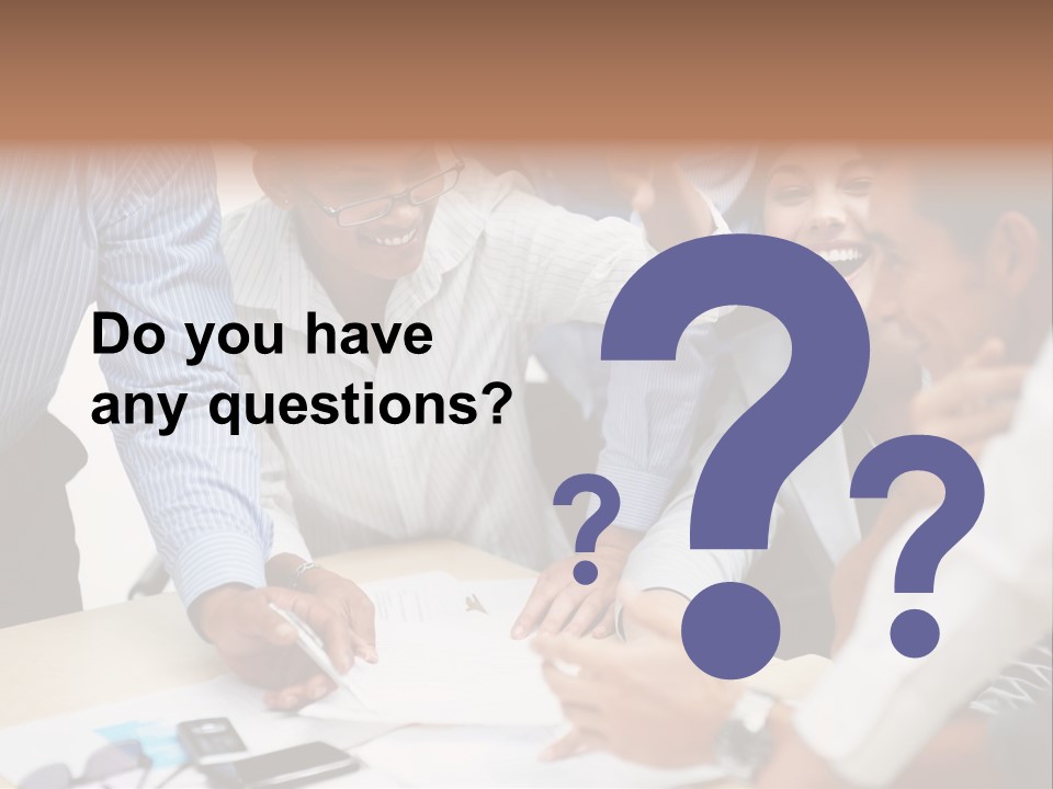 Caucasian White Isolated PowerPoint Template