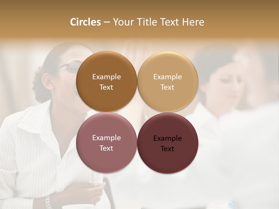 Two Fall Mother PowerPoint Template