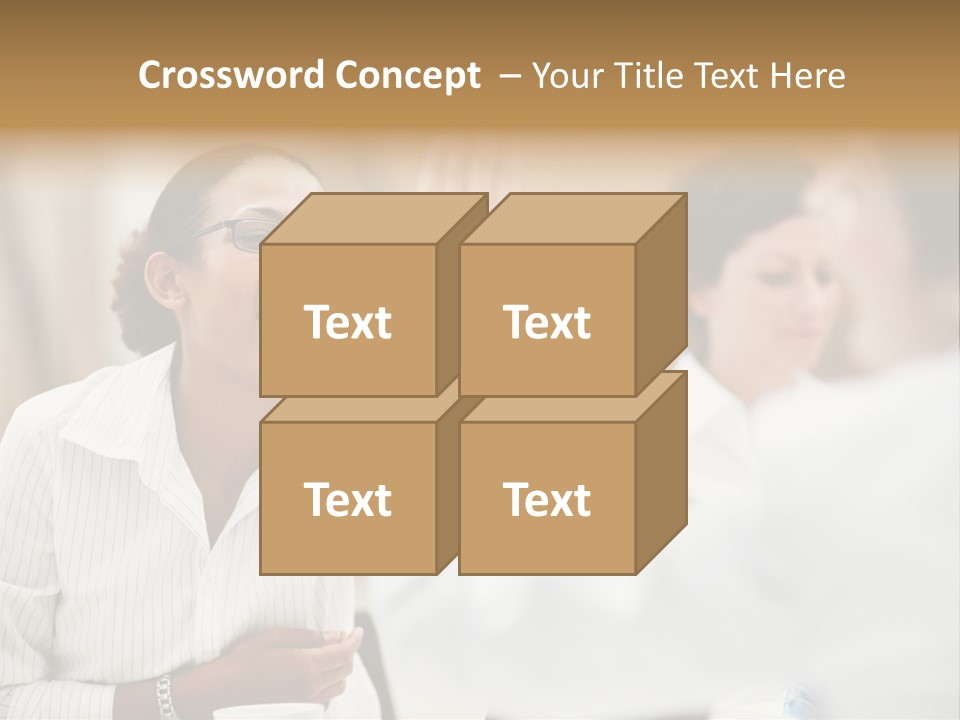 Two Fall Mother PowerPoint Template