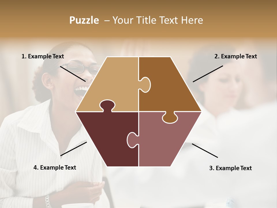 Two Fall Mother PowerPoint Template