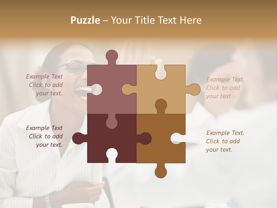 Two Fall Mother PowerPoint Template