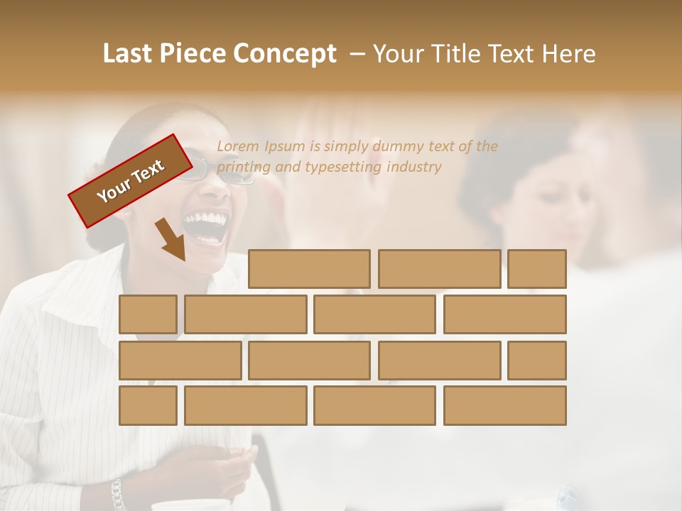 Two Fall Mother PowerPoint Template