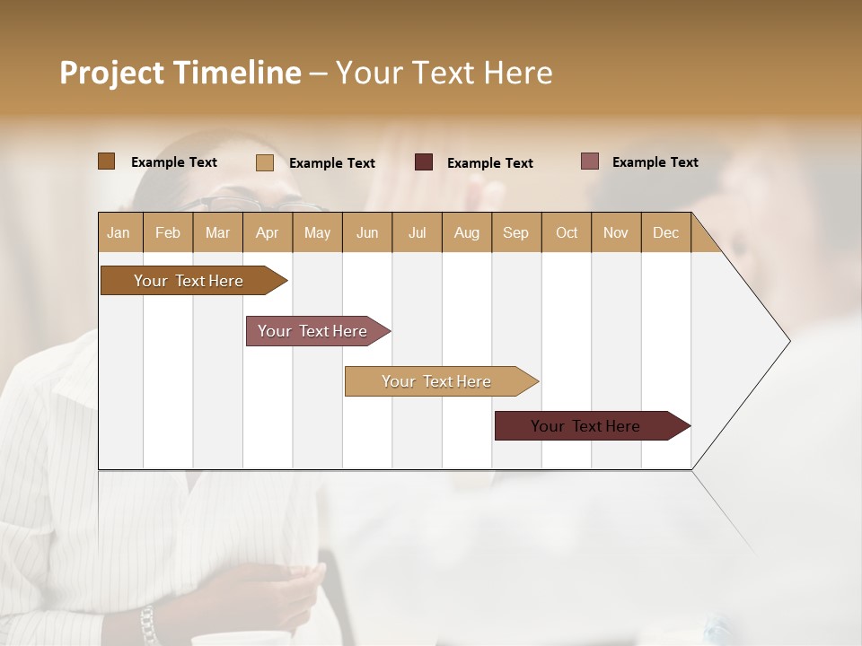 Two Fall Mother PowerPoint Template
