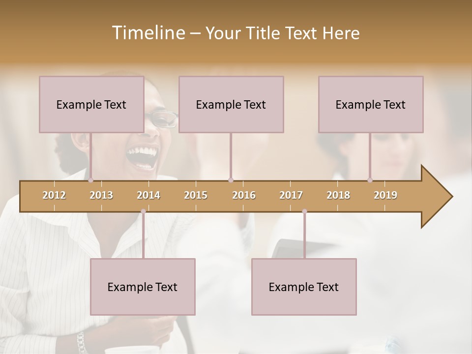 Two Fall Mother PowerPoint Template