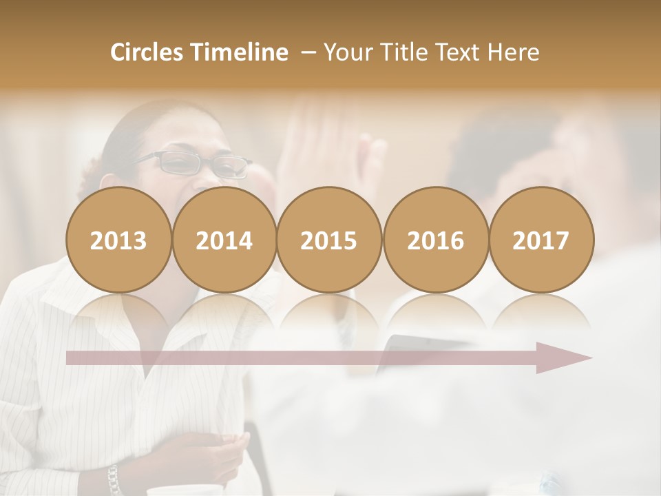 Two Fall Mother PowerPoint Template